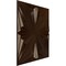 Ekena Millwork 19 5/8in. W x 19 5/8in. H Asher EnduraWall Decorative 3D Wall Panel Covers 2.67 Sq. Ft. WP20X20AHAMB - alternate 5